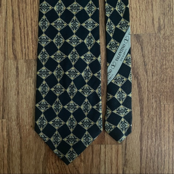 Valentino Cravatte silk tie hand made in Italy - Picture 5 of 13